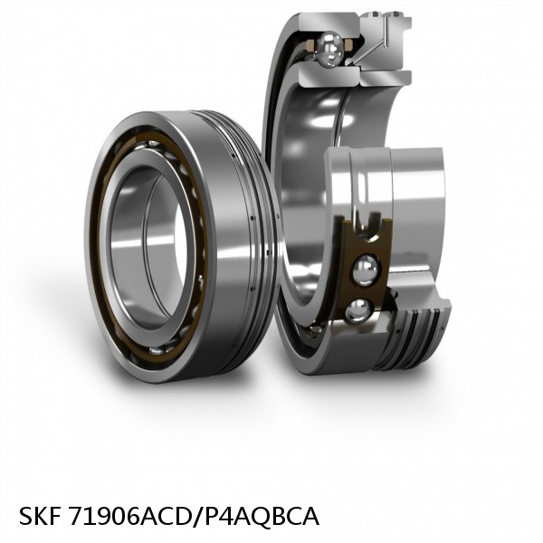 71906ACD/P4AQBCA SKF Super Precision,Super Precision Bearings,Super Precision Angular Contact,71900 Series,25 Degree Contact Angle