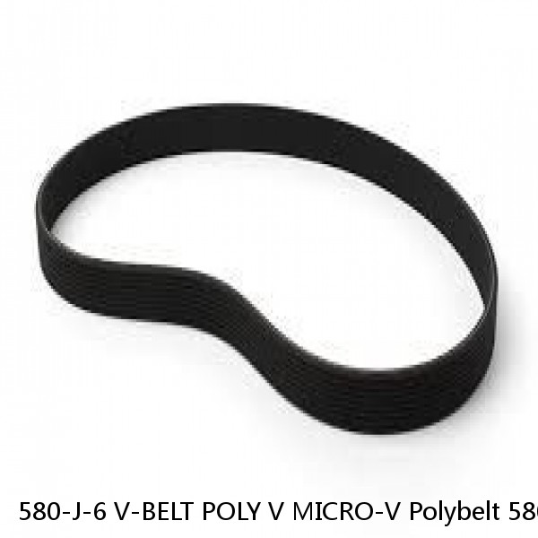 580-J-6 V-BELT POLY V MICRO-V Polybelt 580J6 PolyV Rubber Belt